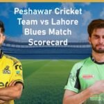 Peshawar Cricket Team vs Lahore Blues Match Scorecard