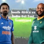 South Africa vs India 1st Test Scorecard