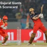 RCB vs Gujarat Giants Match Scorecard
