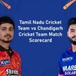 Tamil Nadu Cricket Team vs Chandigarh Cricket Team Match Scorecard